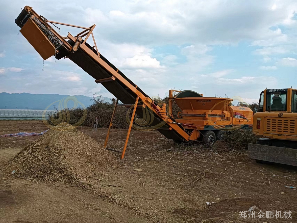 郑州金鹏树桩破碎机的圆盘切削结构与硬质木料处理